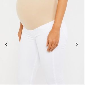Joe’s white maternity ankle jeans size 24